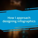 How I approach designing infographics